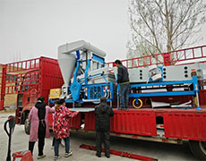 茂恒機(jī)械：雙風(fēng)選雙比重復(fù)式精選機(jī)裝車(chē)發(fā)貨